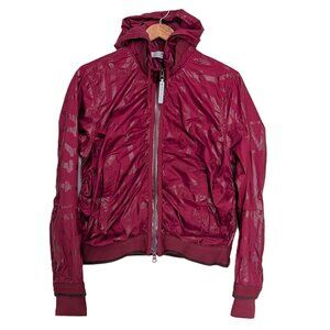 Adidas by Stella McCartney Wine Red Running Jacket / Backpack